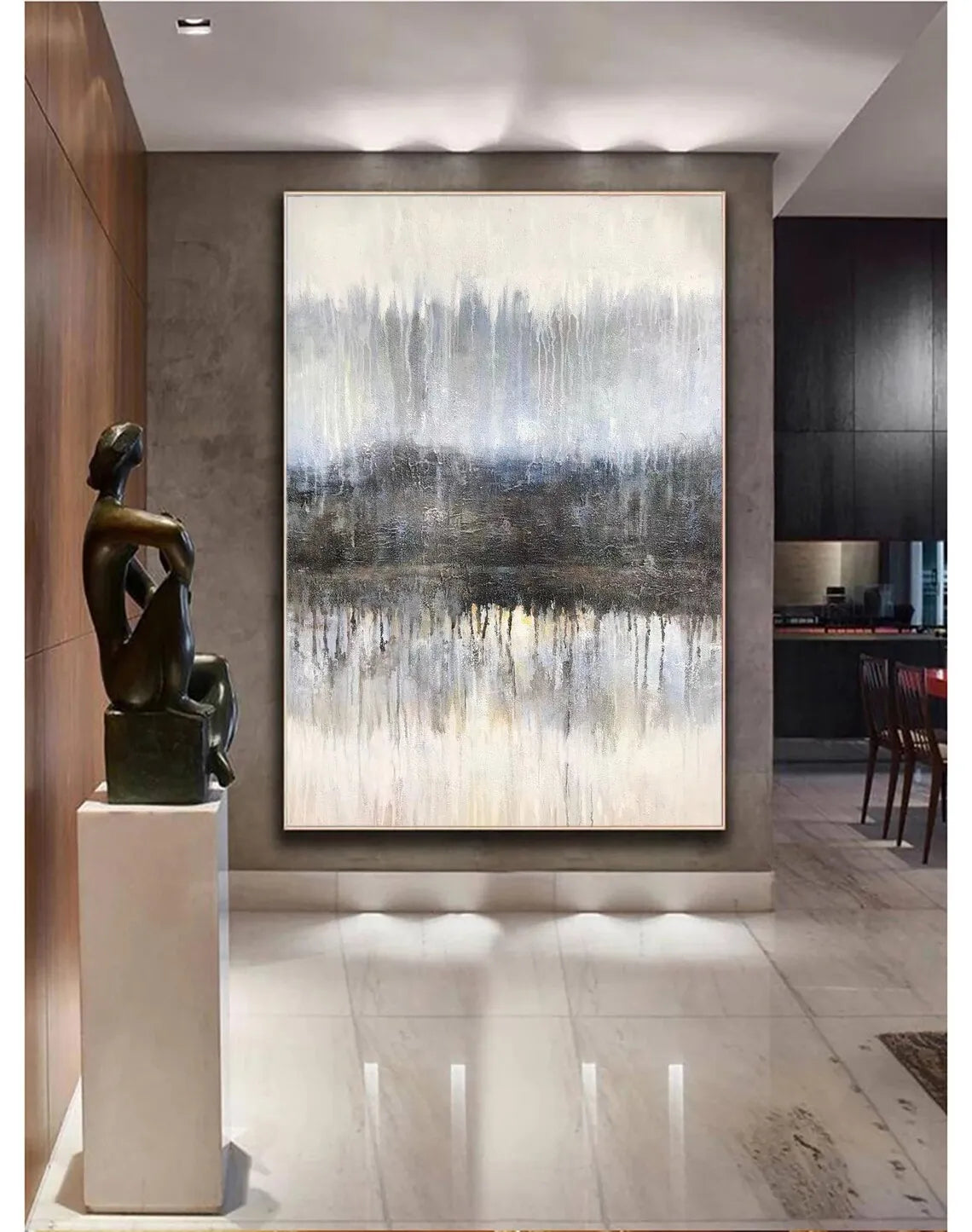Abstract Textured Canvas