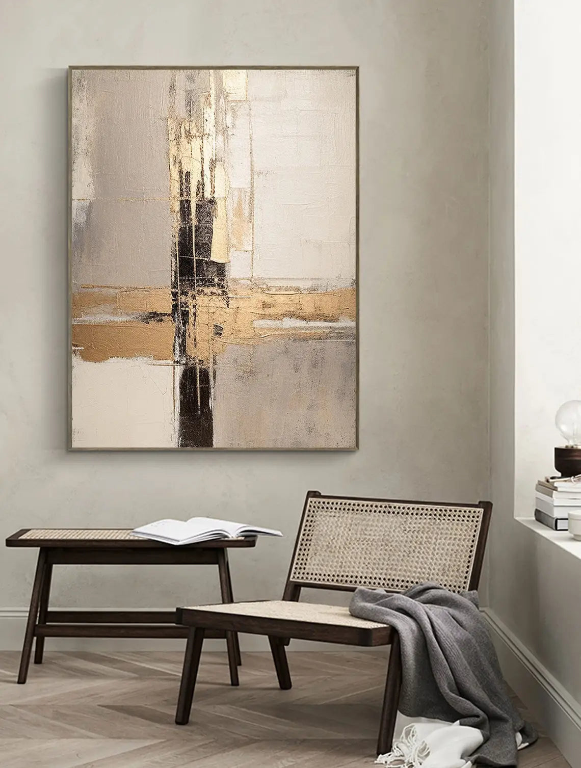 Abstract Textured Canvas