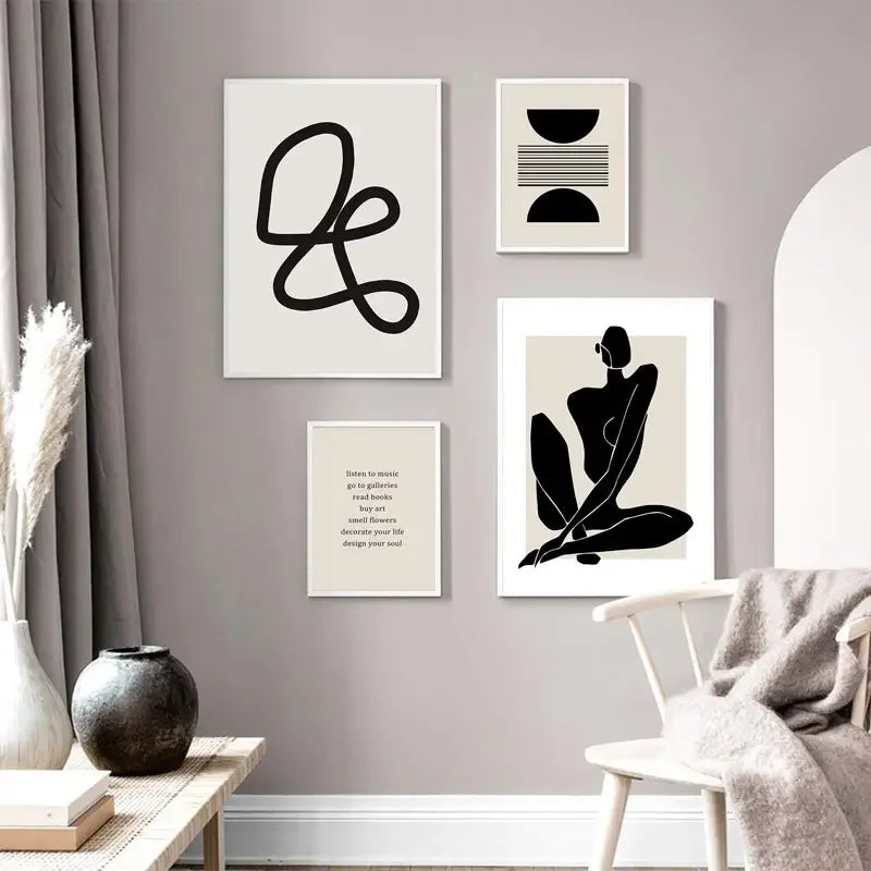 Geometric Line Poster