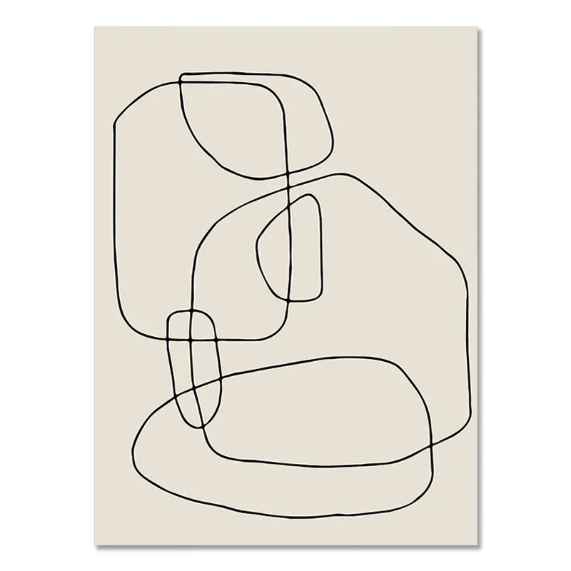 Geometric Line Poster