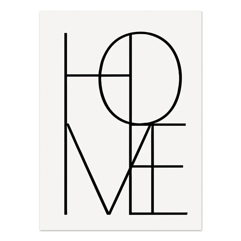 Geometric Line Poster