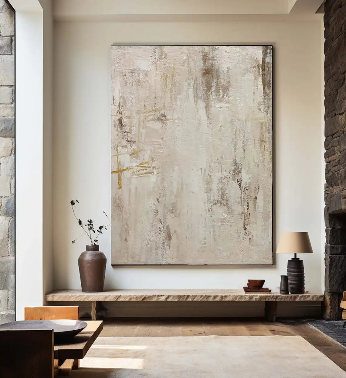 Abstract Textured Canvas