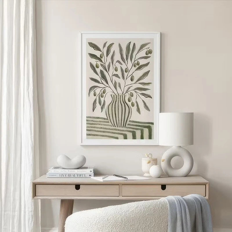 Girl & Vase Canvas