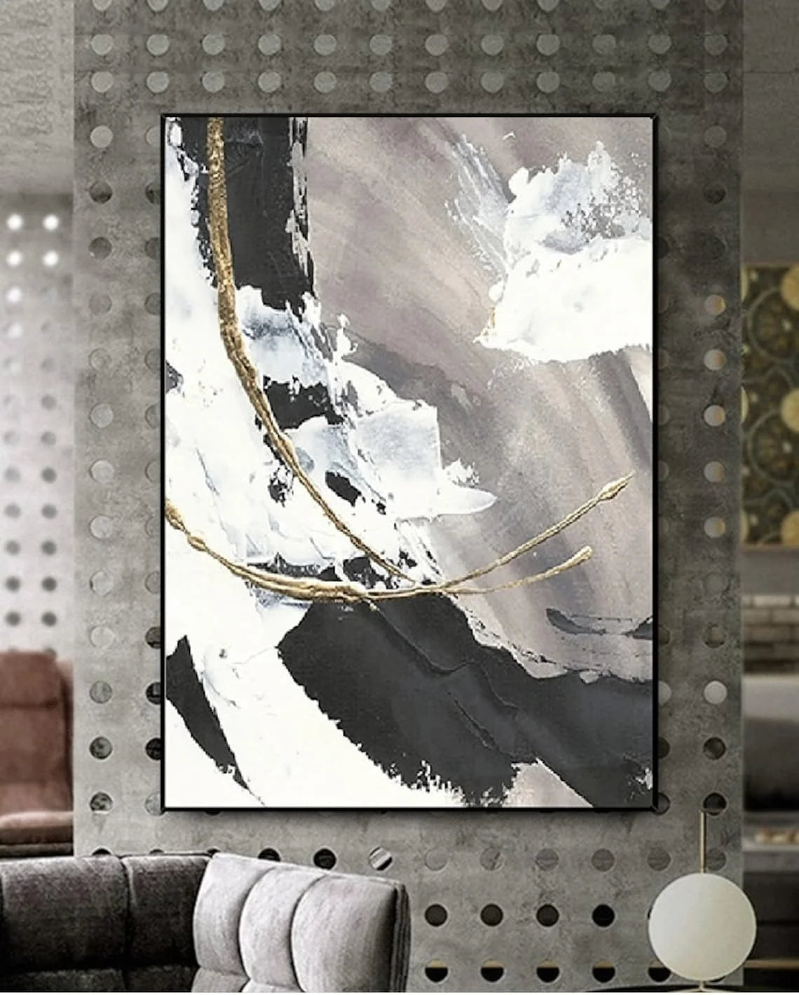 Abstract Textured Canvas