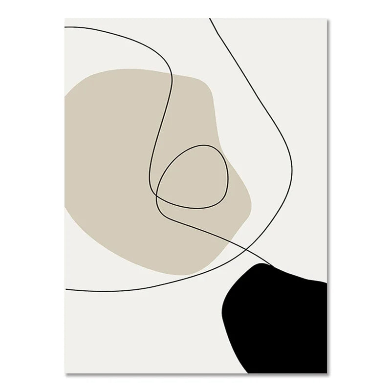 Geometric Line Poster