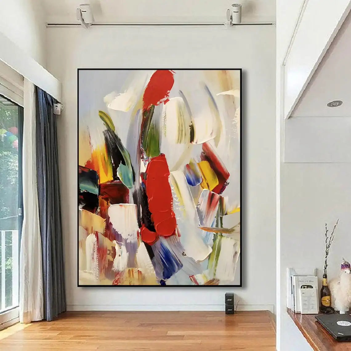 Abstract Textured Canvas