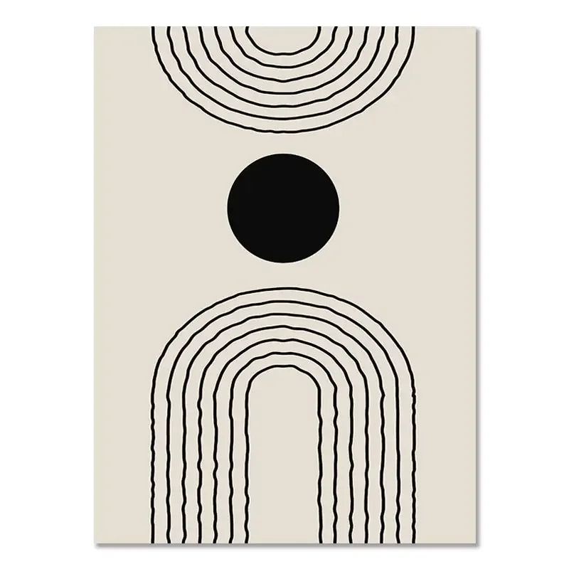 Geometric Line Poster