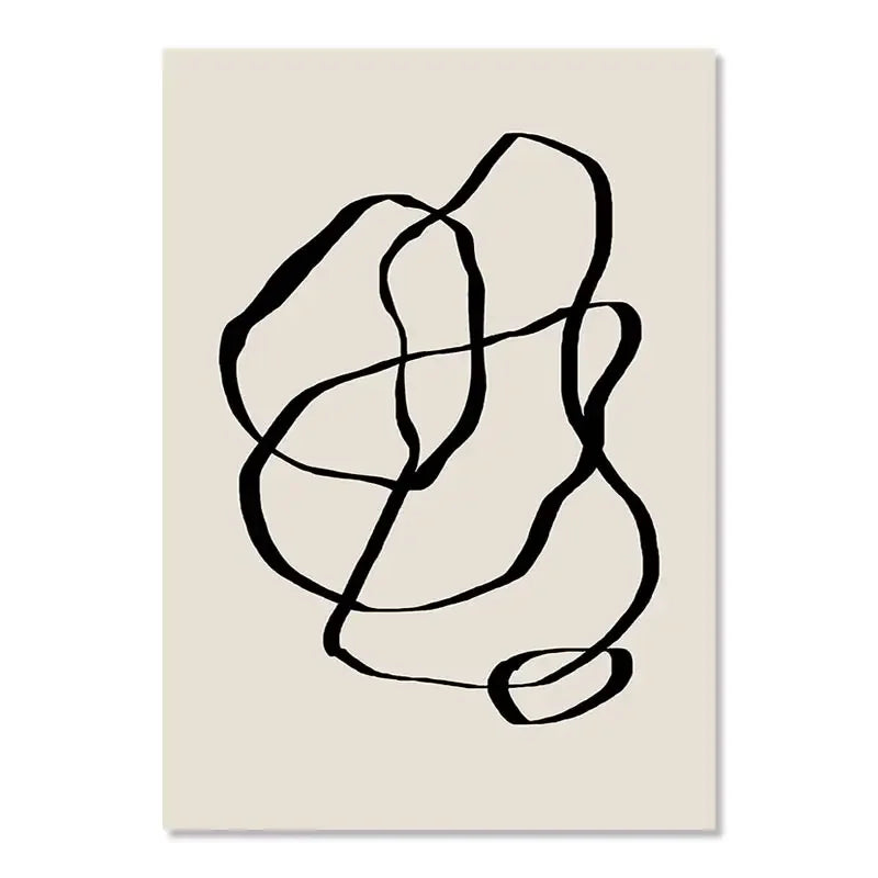 Geometric Line Poster