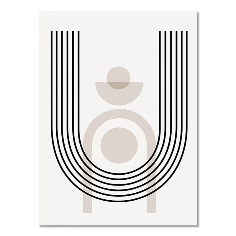 Geometric Line Poster