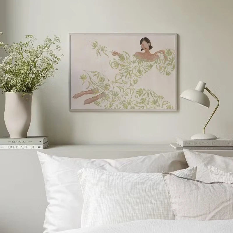 Girl & Vase Canvas